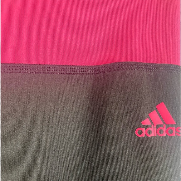 Adidas Climate Black, Pink Leggings, Small, wo pants, yoga, soft, sleek Womens - Picture 3 of 5